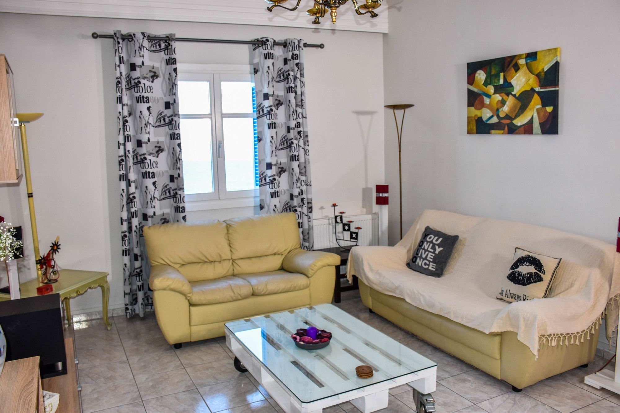 Aegean Sea View Villa Batsi Exterior foto